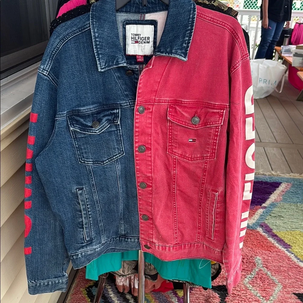 Tommy Hilfiger Two-Tone Denim Jacket - Picture 1 of 4